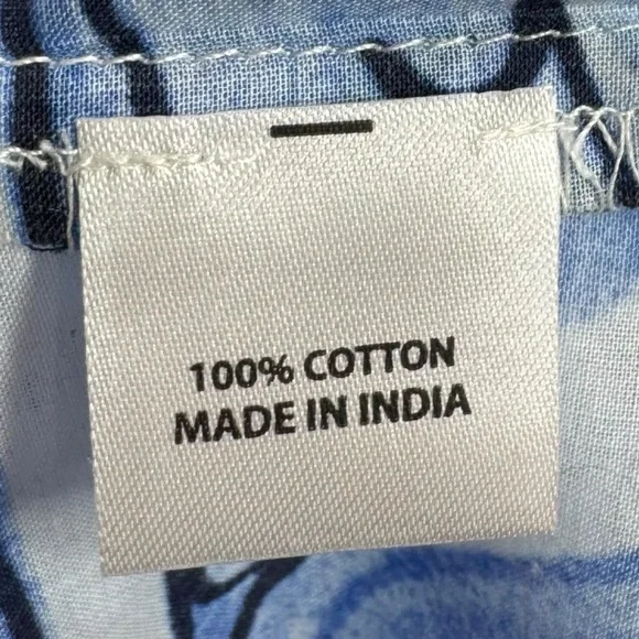 Tuckernuck Blue and White Printed Tie-Shoulder Maxi Dress - Picture 9 of 9